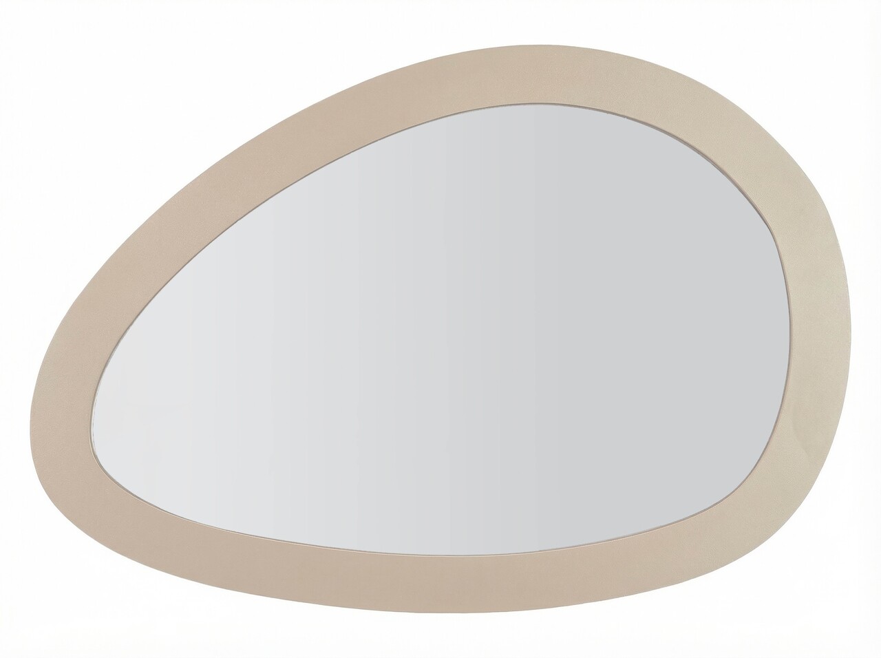 Oglinda de perete, Mauro Ferretti, Saturn, 71x1.5x48 cm, fier/MDF, gri dove - imagine 6